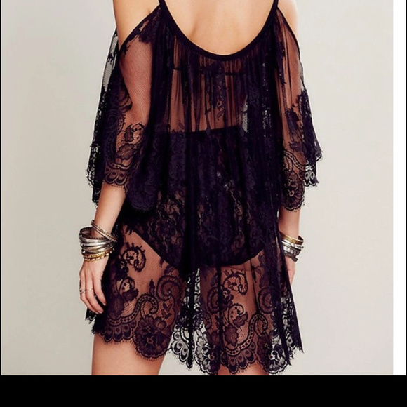 Dress Lace Short Beach Dress Lingerie Babydoll - Picture 4 of 7